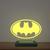 Luminária Led 3d Batman Batsinal Abajur Luxo Dc Comics Amarelo