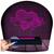 Luminária Led 3D Dia das Mães Presente Criativo Abajur 6 Rosa