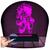 Luminária Led 3D Izuku Boku No Hero Abajur  Presente Criativo Decoração Rosa