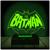 Luminária Led Abajur  3D  Batman DC Heroi 4 Verde