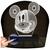 Luminária Led Abajur  3D  Mickey Disney Branco