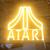 Luminária Led neon - Atari - com 3 efeitos de luz vermelho