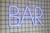 Luminária Led neon - Letreiro BAR - com 3 efeitos de luz branco frio