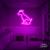 luminaria letreiro Neon Led Dog Sentado 02 100x100 luminoso decoração p/ selfie Roxo