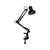 Luminária Mesa Articulável Pixar E27 Bivolt Com Garra preto