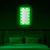 Luminaria NeonLed - ESPELHO - WAVES Verde