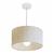 Lustre Pendente Cilíndrico Md-4031 40X21cm Linho Bivolt Bege