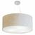 Lustre Pendente Cilíndrico Vivare Md-4135 Cúpula em Tecido 70x30cm - Bivolt Linho Bege