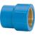 Luva Azul Amanco Liso/Rosca 20Mm X 1/2'' 10413/11750 . / Kit C/ 24 Azul