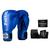 Luva Boxe e Muay Thai Tradicional com Bandagem de Algodão Elástica Azul