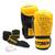 Luva de Boxe Muay Thai Core Pretorian - Par de Luvas + Bandagem + Protetor Bucal Amarelo