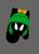 Luva de Cozinha Personagens Looney Tunes (Forno, Térmica) Verde escuro