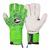 Luva de Goleiro Futebol de Campo Profissional Poker Champion 8 Extended Verde, Preto