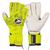 Luva de Goleiro Futebol de Campo Profissional Poker Champion 8 Extended Amarelo, Preto