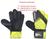 Luva de Goleiro Infantil, Luva para Goleiro Infantil Campo E Society, Par de Luva Infantil, Criança Preto, Amarelo