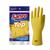 Luva de látex Amarela P, M, G, XG TOP Sanro CA 40044 para limpeza, higiene e trabalhos gerais Amarelo
