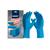 Luva de Látex hipoalergênica Silver Grip azul P, M, G Danny CA 40730 ideal  para manuseio de alimentos e ambiente frigorífico Azul