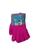 Luva Infantil de Frio Inverno Unissex Masculino/Feminina 3 a 6 anos Pink