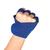 Luva protetora para mão esquerda antiderrapante ajustável para mão e pulso prevenir lesões Azul