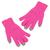 Luva Touch De Inverno, Frio Unissex luvas Ideal Para Dispositivos De Tela Sensível Ao Toque Pink