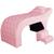 Maca Para Consultório Estética Facial Cílios Sobrancelha Com Escada E Almofada Pescoço - Sv Decor  Rosa