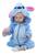 Macacão Fantasia Infantil Bebê Urso Ursinho Stitch Azul