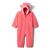 Macacão Fleece Columbia Tiny Bear II Bunting Rosa