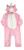 Macacão Inverno Bichos Fleece Fantasia Animais Bebê Infantil Unicórnio rosa f43
