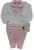 Macacão Longo Plush Luxo Bebê Menina Inverno Paraiso 12958 Rosa
