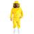 Macacao microfibra para apicultura ventilado Amarelo