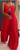 Macacão pantalona com bolso Vermelho