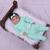 Macacao para bebe menina com laçinho de cabelo e detalhes em renda - Varias cores Verde