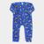 Macacão Pijama Bebê Candy Kids Soft Fleece Masculino Azul escuro