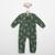 Macacão Pijama Bebê Candy Kids Soft Fleece Masculino Verde escuro