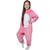 Macacão Pijama Fleece Infantil Coelho rosa