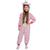 Macacão Pijama Fleece Plush Soft Kigurumi Infantil Unicornio estrela