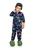 Macacão Pijama Infantil Masculino em Moletinho Estampado Roupa de Dormir Menino Oxford