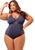 Maiô Body Feminino, Plus Size, Biquínis, Bojo, Liso, Argola Preto