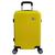 Mala de Bordo Viagem Pequena ABS - (55 x 35 x 22cm) C/ 4 Rodinhas 360º - (Regulamentação ANAC) Amarelo
