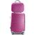 Mala de Viagem Bordo Pequena Rígida  ABS 10 KG Aprovado ANAC Rodinhas 360 + Frasqueira de Mão Kit Bagagem Pink