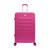Mala de Viagem Expansiva Rigida Roda Dupla 360  Cadeado Aviao Embarque Bagagem Grande 30kg Pink Pink