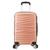 Mala De Viagem Grande 77x48x30 Em Abs C/ Rodinhas 360º  Amarelo Rosa ouro