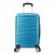 Mala De Viagem Grande 77x48x30 Em Abs C/ Rodinhas 360º  Azul