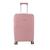 Mala de Viagem Tonin Cristal ABS Rodas 360 Pequena - 2084 Rose