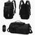 Mala Mochila Feminina Blogueira Sport Esportiva Fitness Academia Preto