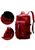 Mala Mochila Feminina Blogueira Sport Esportiva Fitness Academia Vermelho