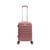 Mala Viagem Bordo Expansiva Rigida Roda Dupla 360  Mao Aviao Cadeado Padrao Anac pequena 8kg Rose Rose