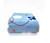 Manta Bebê Microfibra Glorious 90cm x 110cm Corttex Azul doce avião