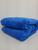 Manta Cobertor Antialérgico Soft Alto Relevo Ondulada Canelada Mantinha Casal 2,20 X 1,80 m  Azul Royal