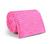 Manta cobertor casal soft antialérgico 2,00m x 1,80m canelada microfibra macia ondulada Canelada rosa chock